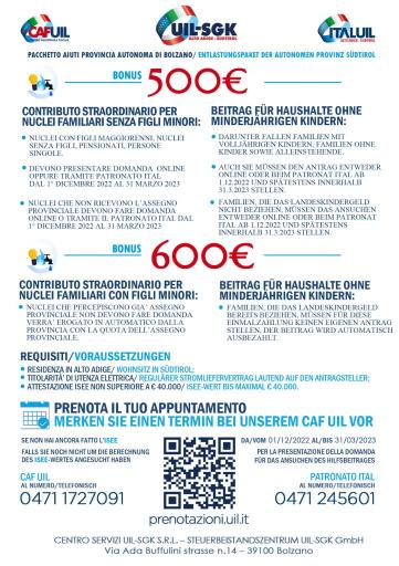 PacchettoAiutiProvinciaBZ2022